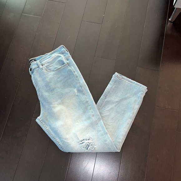 RSQ Jeans Mens 34x30 Blue
Denim Relaxed Tapered Fit
Light Wash Casual Fashion - Picture 4 of 5